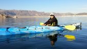 Kayaking on lake Mead.