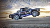 Baja trucks and guns! Burger was good too.