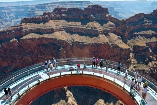 Grand Canyon West Rim Bus Tour with Hoover Dam Stop, Meals and Optional Upgrades
