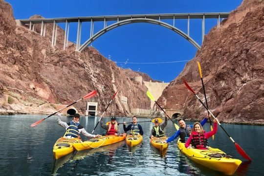 Hoover Dam Kayak Tour on Colorado River with Shuttle