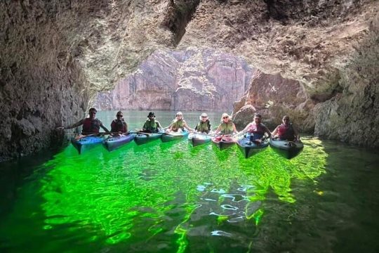 Small Group Colorado River Emerald Cave Guided Kayak Tour