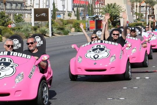 Las Vegas Strip and Downtown Scooter with Souvenir T-shirt & Food Tour