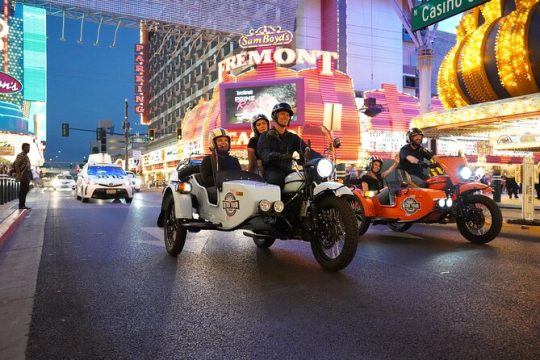 2-Hour Private Tour of Las Vegas by Night on a Sidecar