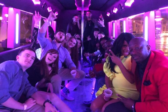Private Party Bus Up to 30 People Vegas Nightclub Tour