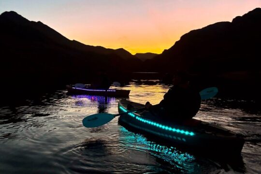 Emerald Cave Sunset Tour – Paddle in Glowing Kayaks